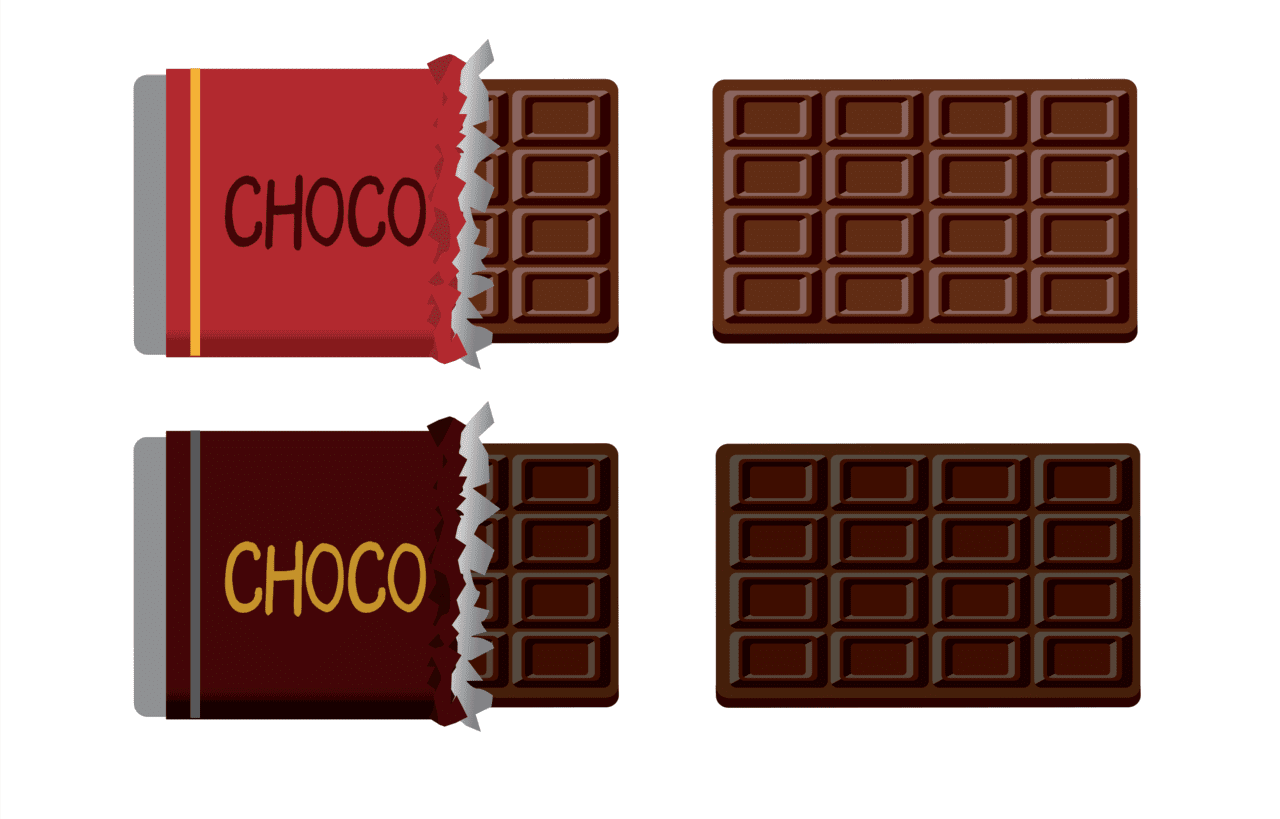 Chocolate bar vector clipart images