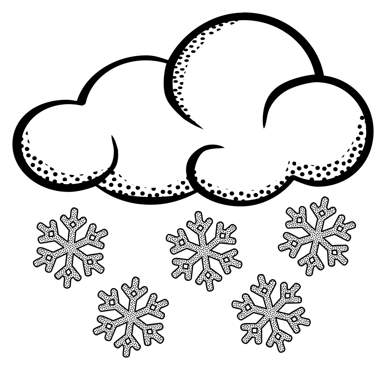 Snowfall snows images clipart