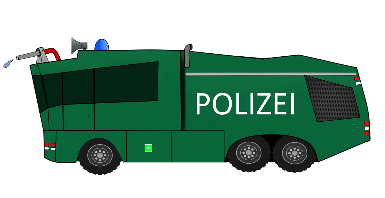 Police car vehicles image clipart