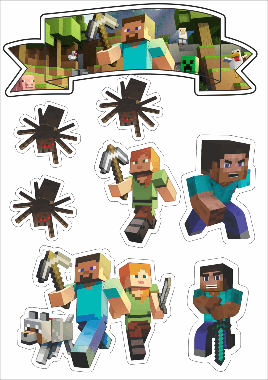 Minecraft art poin clipart free