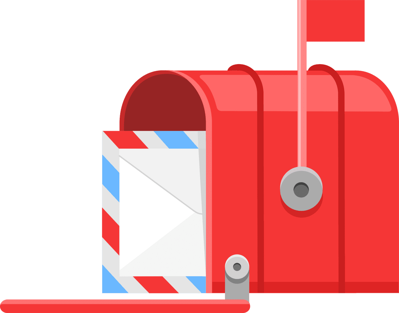 Mailbox vector clipart images 8