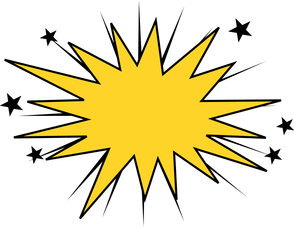 Explosive ic boom explosion vector vol lygfx clipart 2