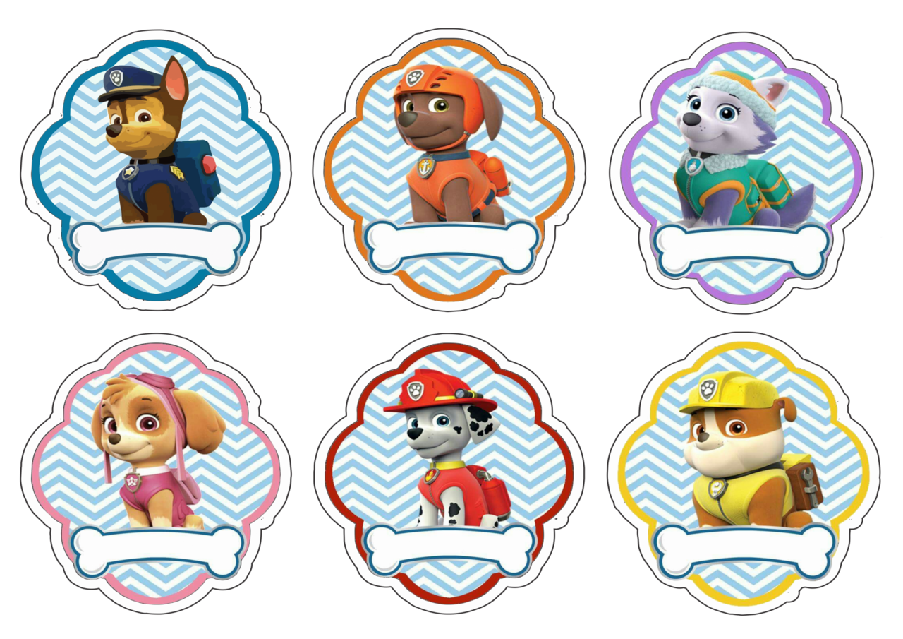 Paw patrol patrulha canina arquivos decorativos recorte festa infantil art poin clipart vector