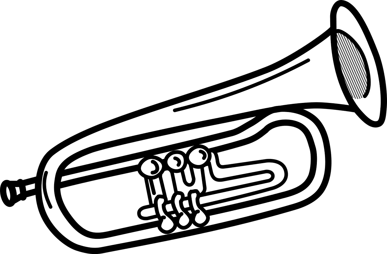 Instrument instruments musical trumpet vector graphics image from clipart