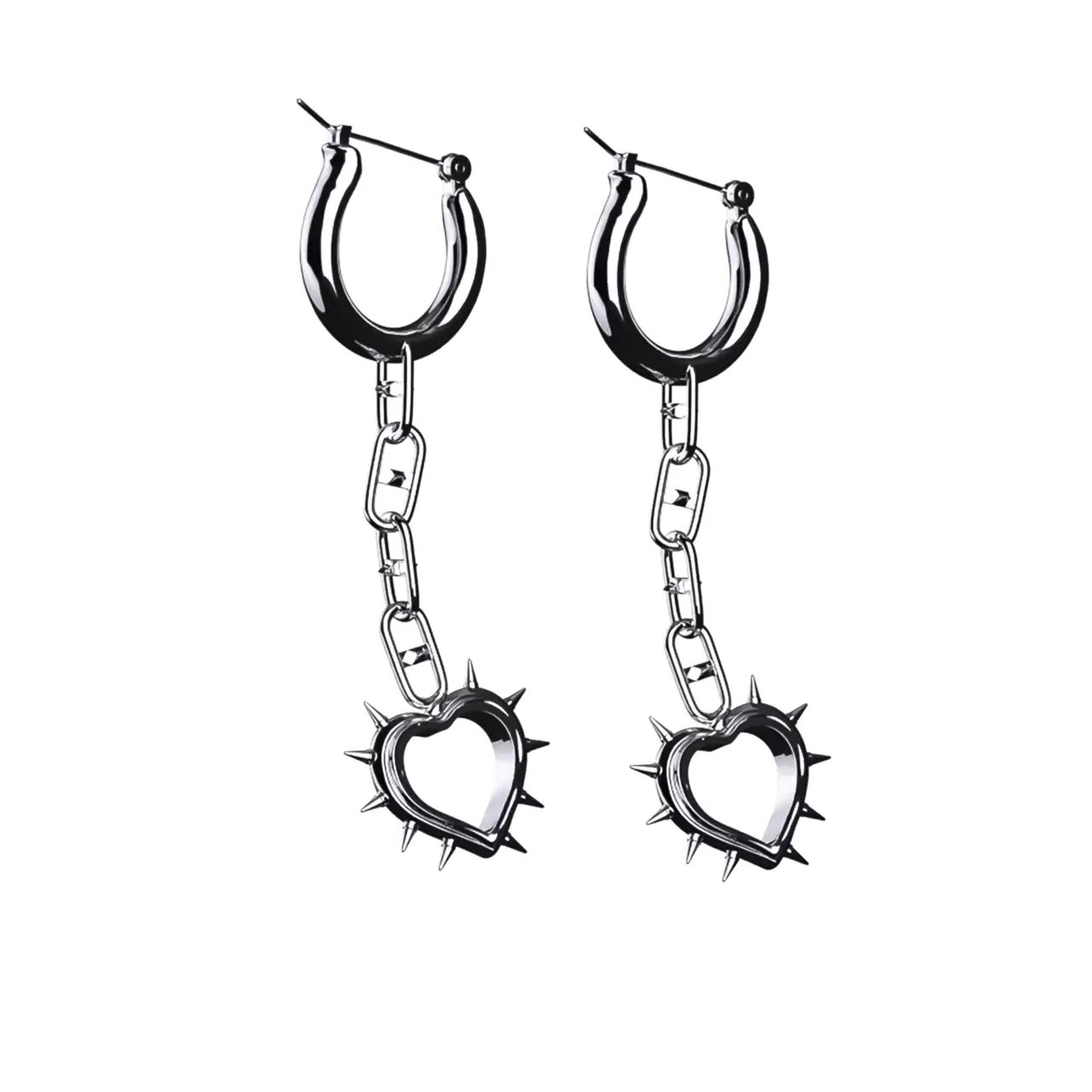 Handcuffs earrings hard jewelry clipart picture