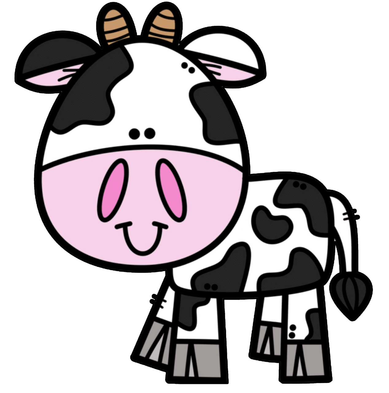 Farm animals pin page clipart logo 5
