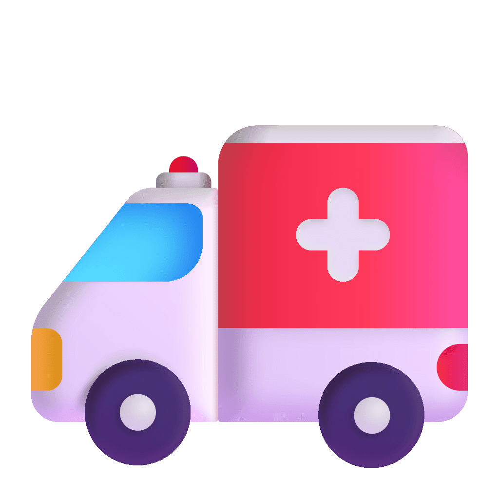 Ambulance fluentui emoji microsoft clipart free