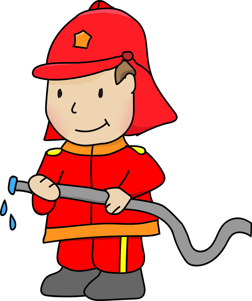 Fire fighter firefighter vector clipart images 2