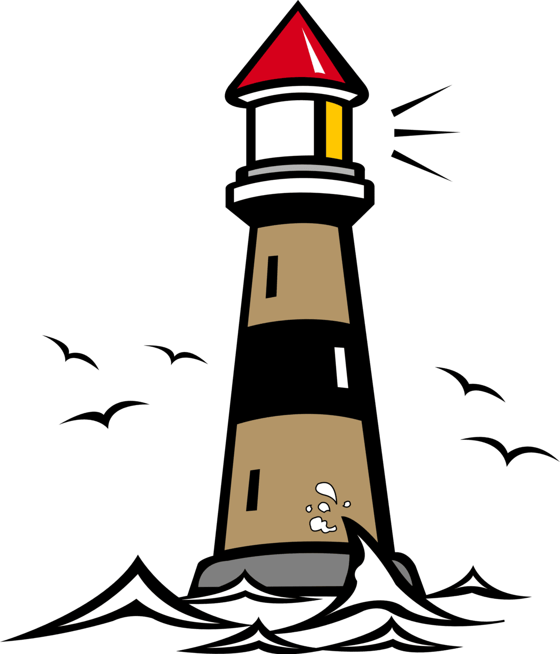 Lighthouse clipart logo