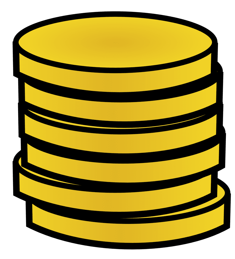 Clipart image stack of gold coin id