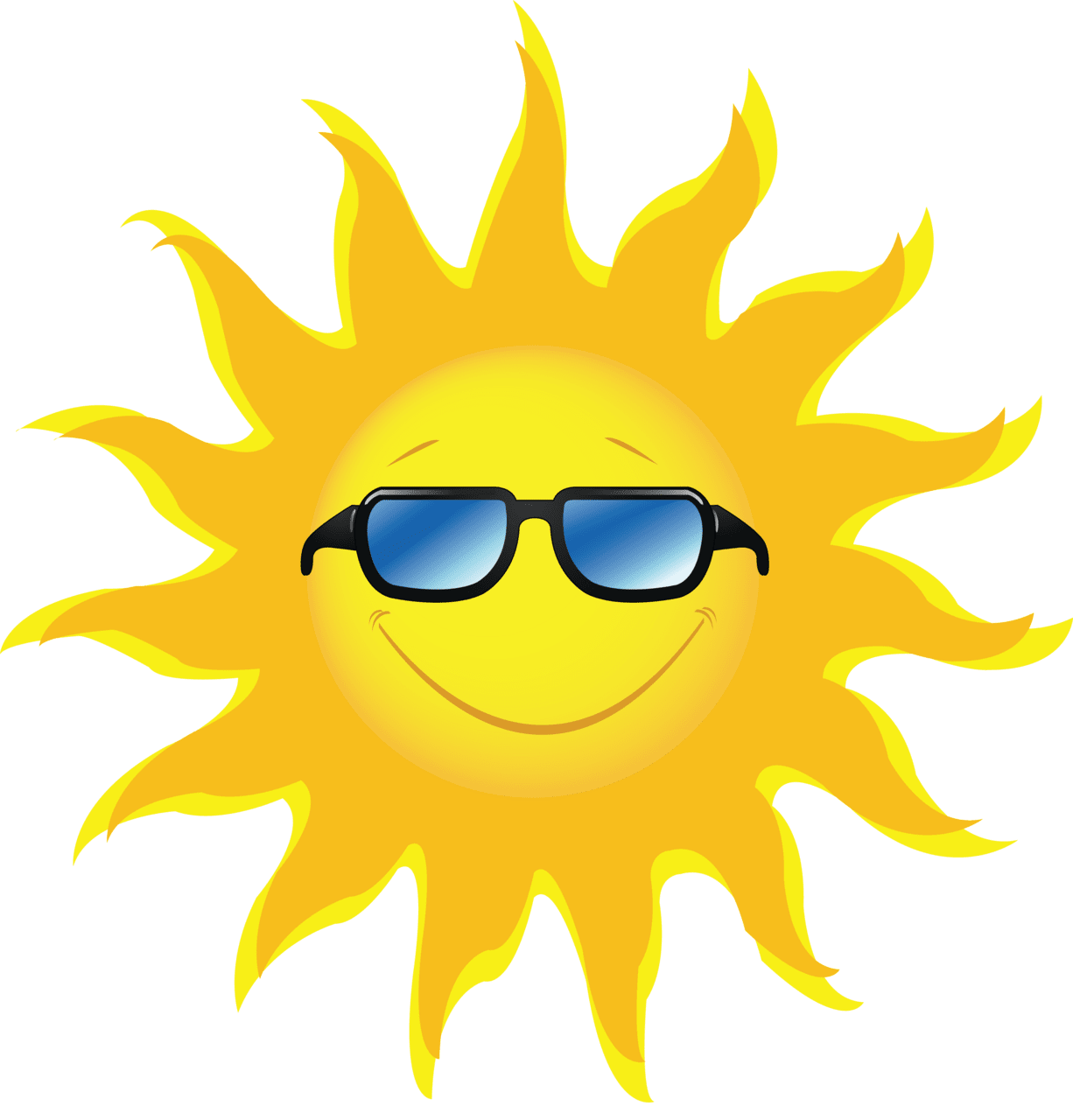 Good morning sun clipart image