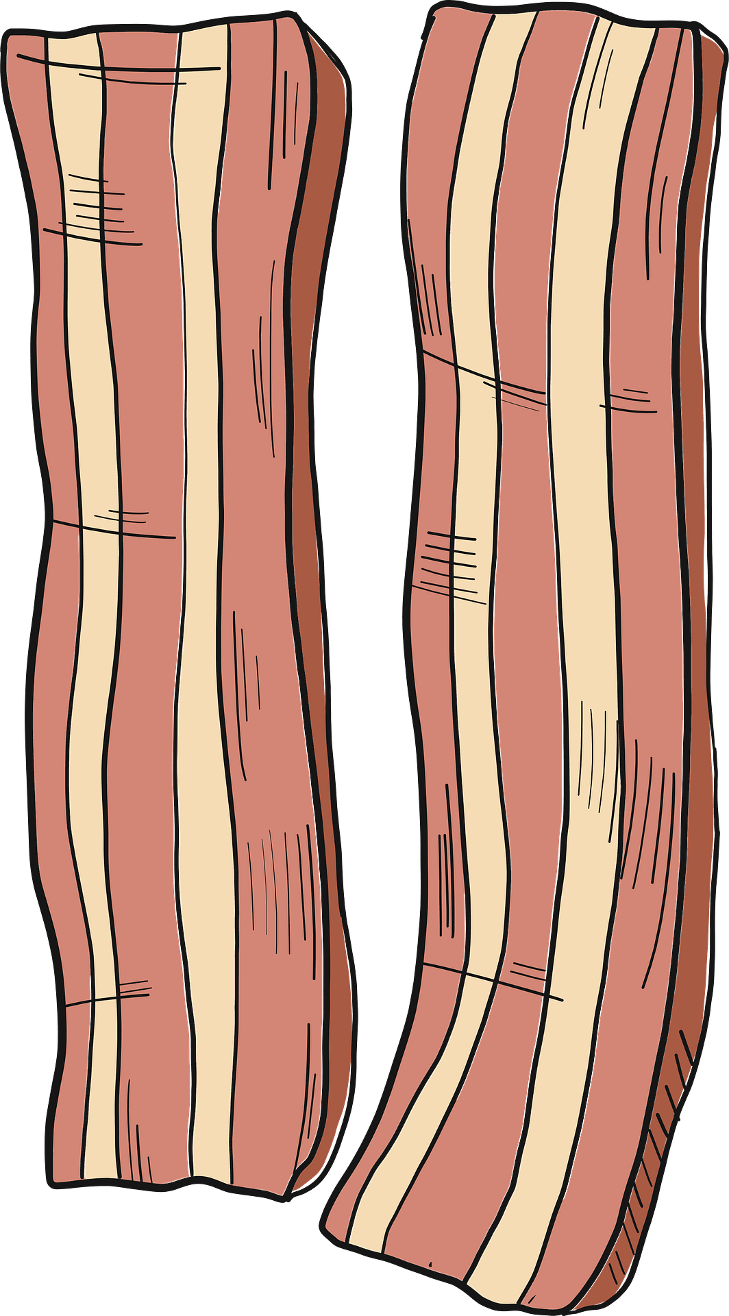 Bacon vector clipart images 2