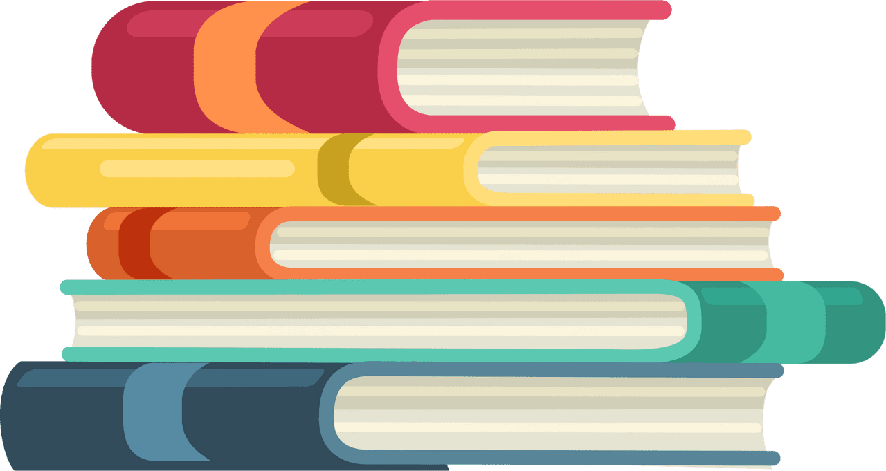 Stack of books vector clipart images 2