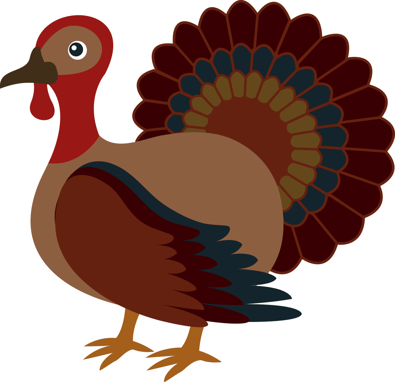 Cute turkey thanksgiving clipart clip art 2