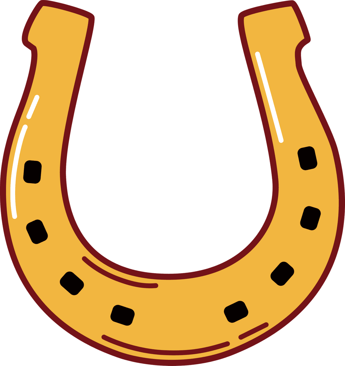 Horseshoe vector clipart images 3
