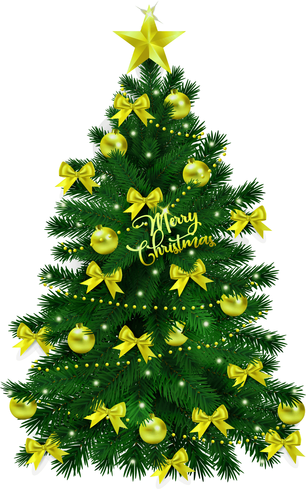 Christmas tree png abstract green color vector image clipart