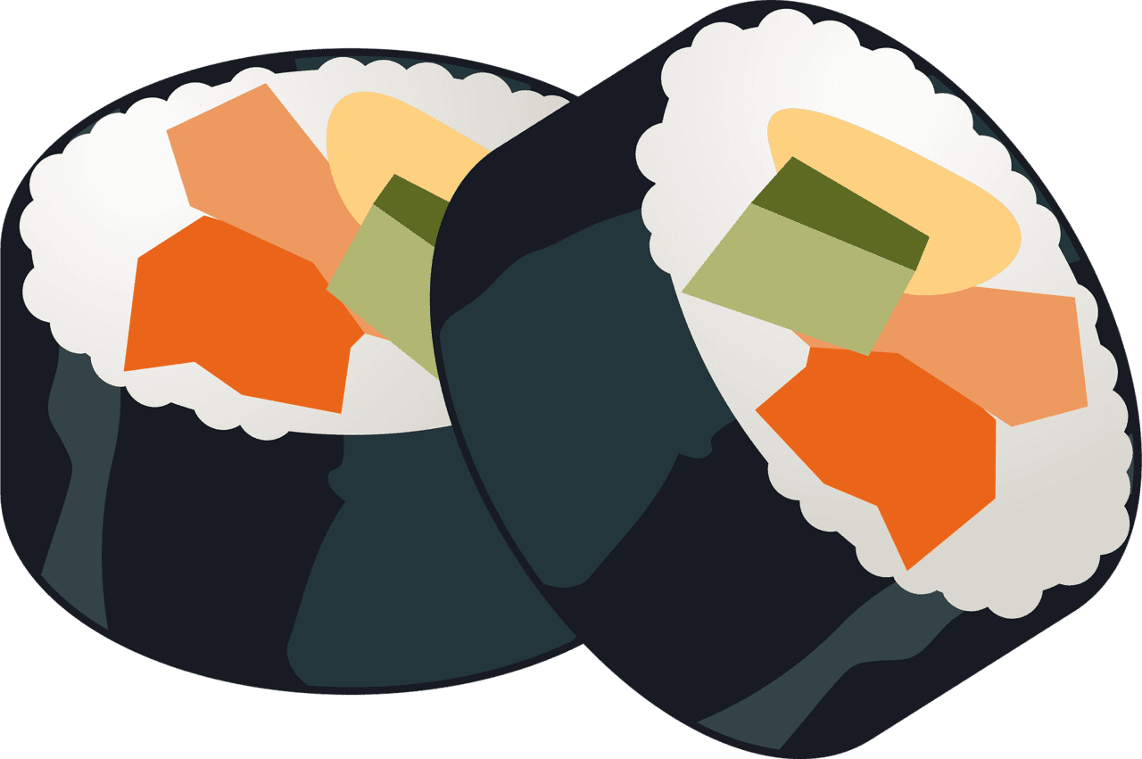 Sushi vector clipart images