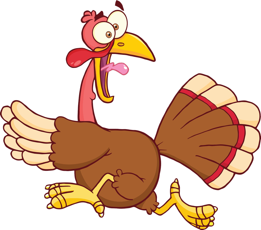 Cute turkey spend or more receive funny cartoon clipart large size image