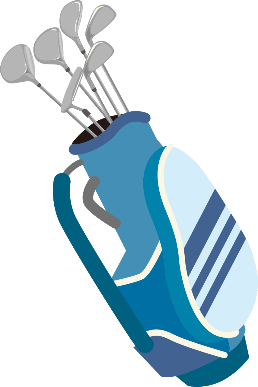 Golf club vector clipart images 8