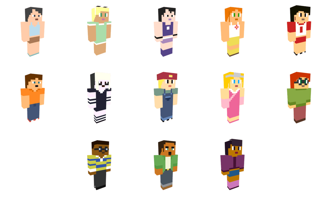 Minecraft total drama loud house by cahenry deviantart clipart background