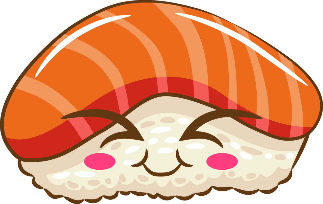 Sushi graphic clipart design vector