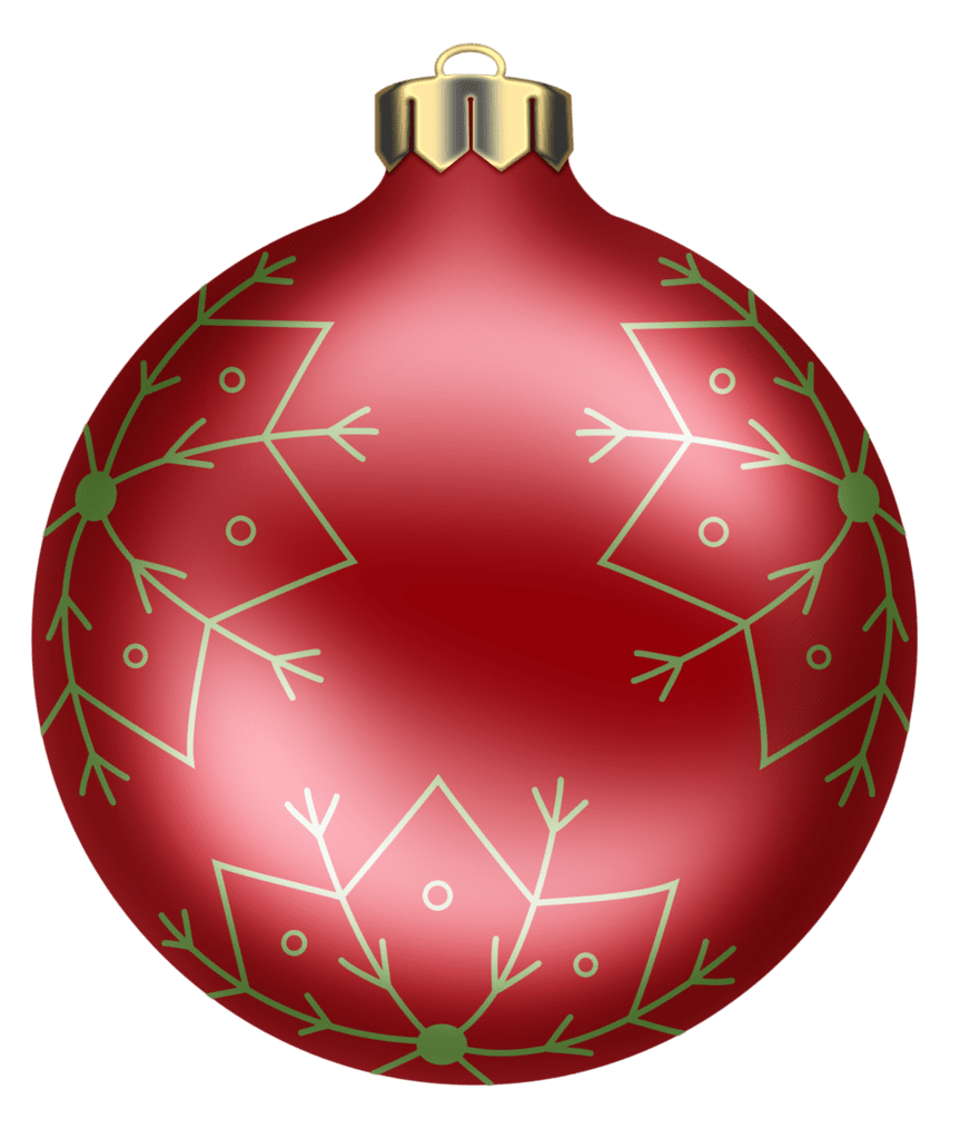 Christmas bulbs pin page clipart logo