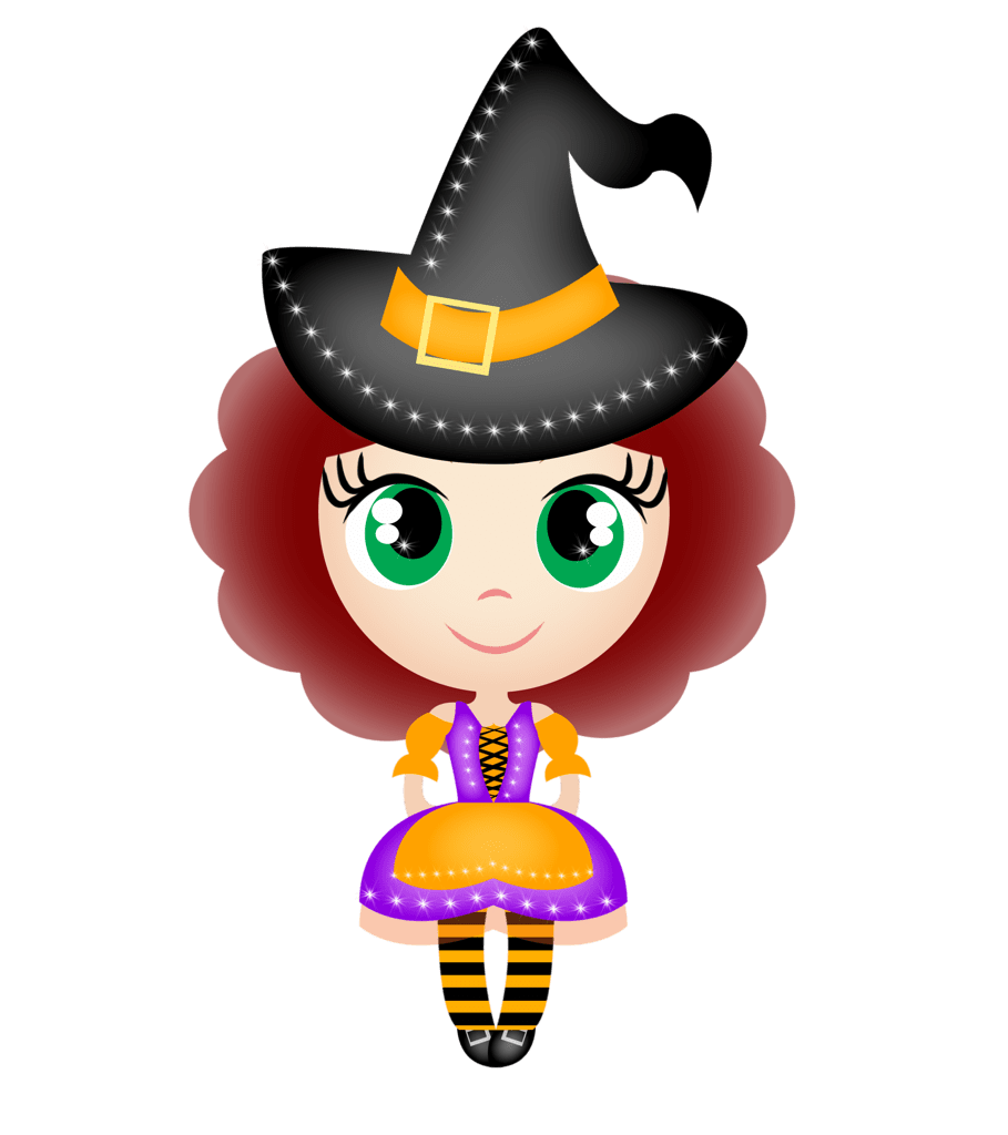 Witch hat chili bruxas halloween clipart background