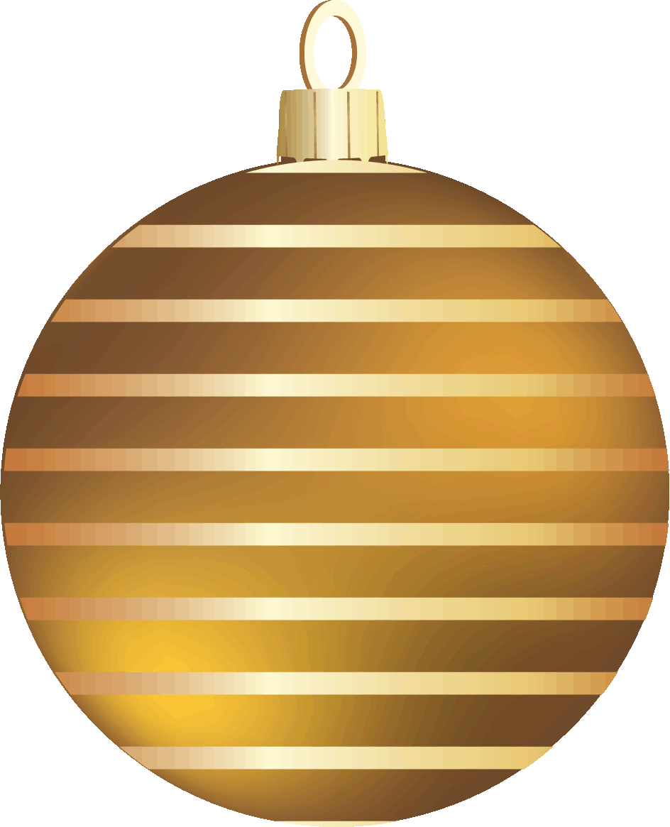 Christmas bulbs pin page clipart vector 2