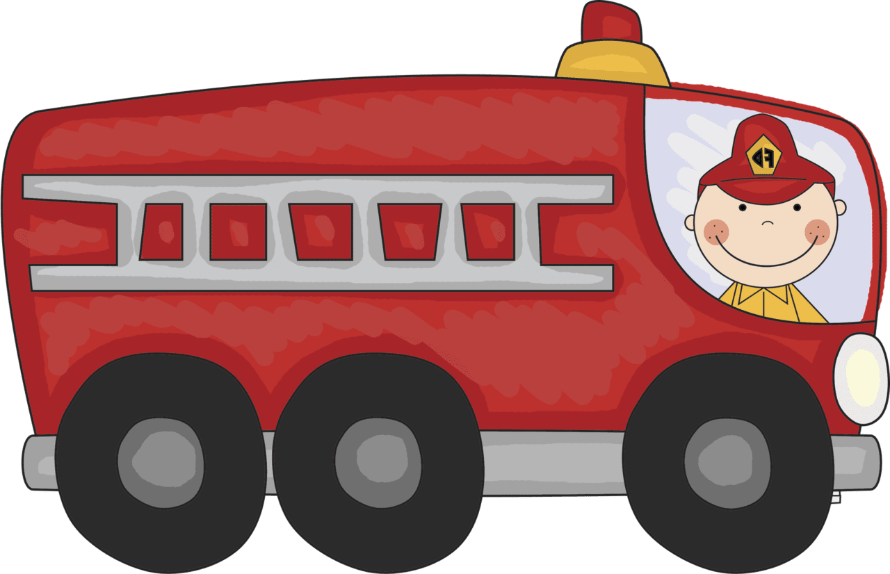 Vintage fire truck clipart images firetruck image with no background