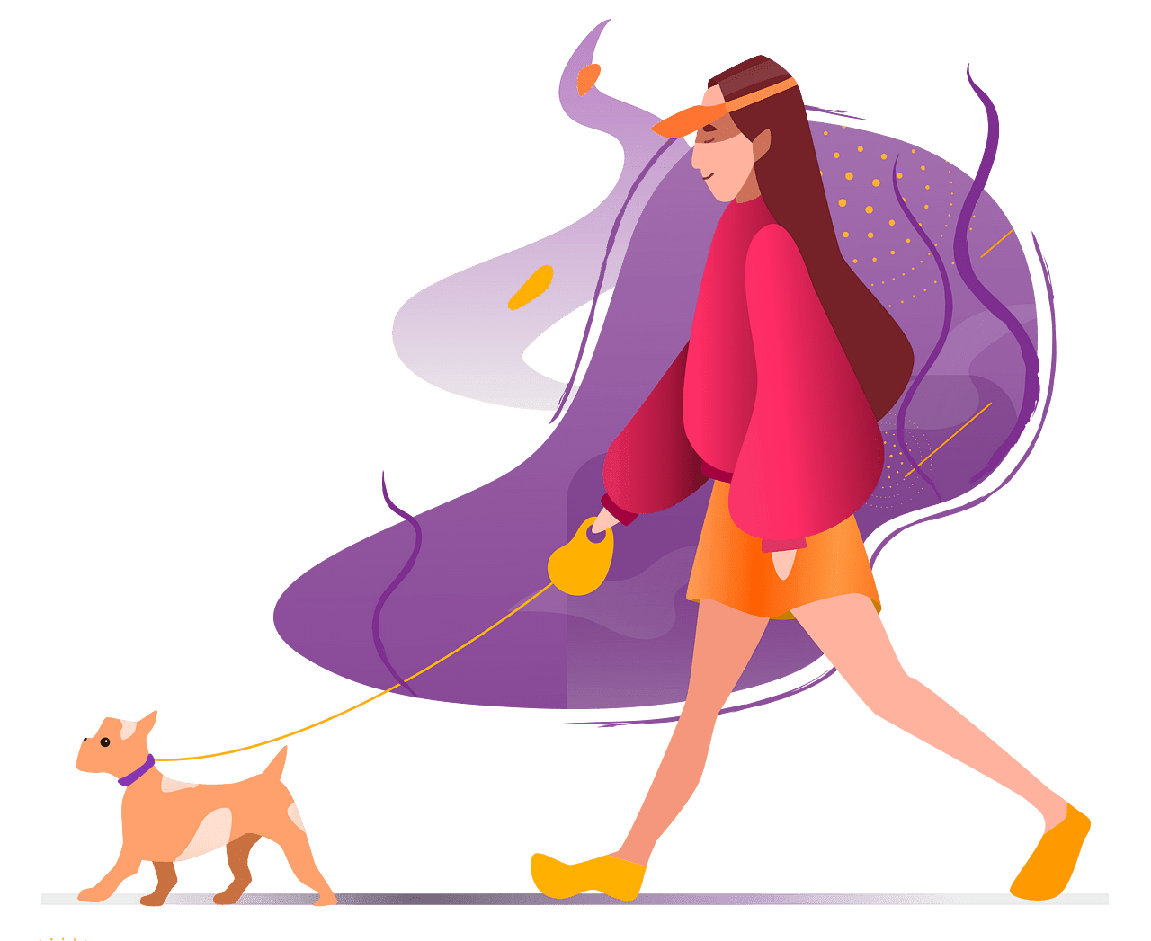 Walk vector clipart images