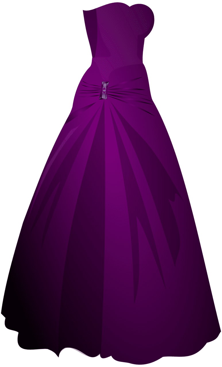 Dress pin page clipart image