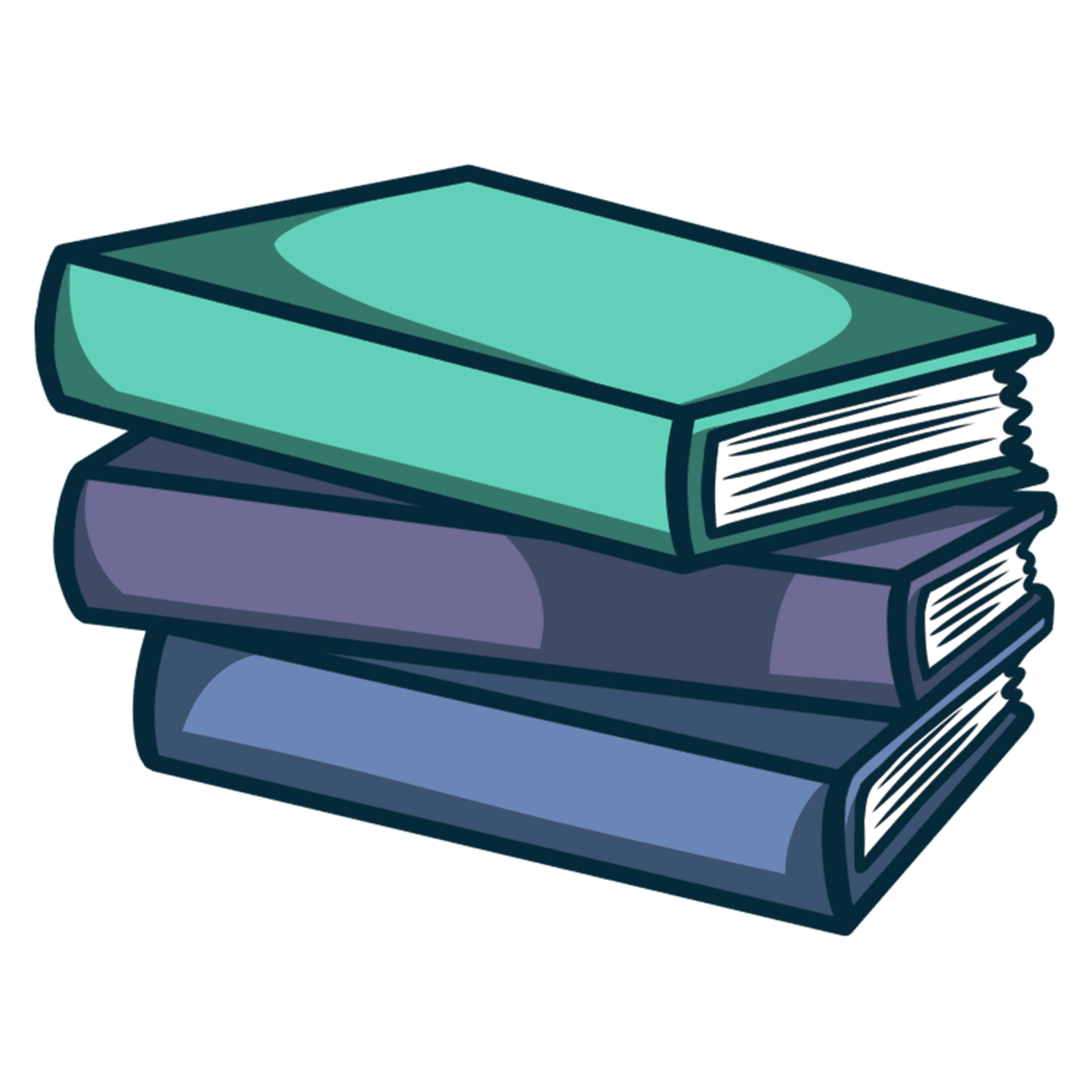 Stack of books book literature collection reading materials clipart vector