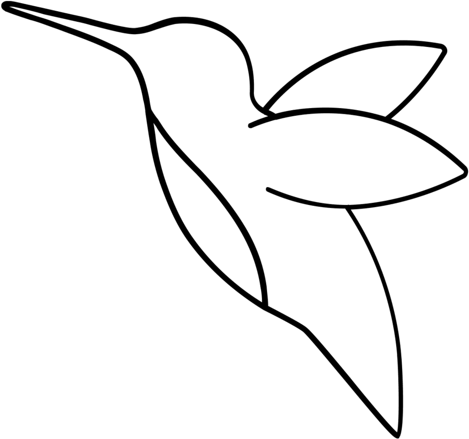 Humming hummingbird flower drawing clipart full size pinclipart photo