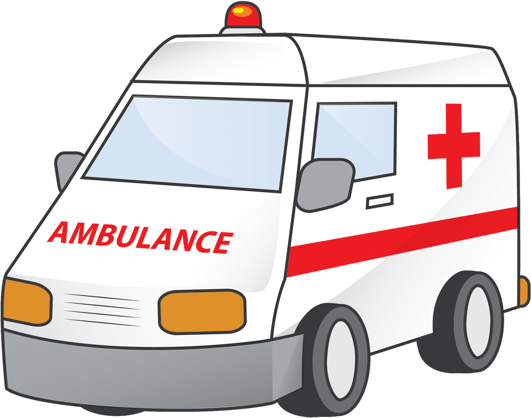 Working sheet letter up ambulance service clipart transparent