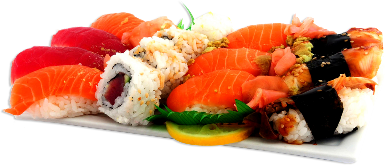 Sushi unagi sashimi japanese cuisine images clipart