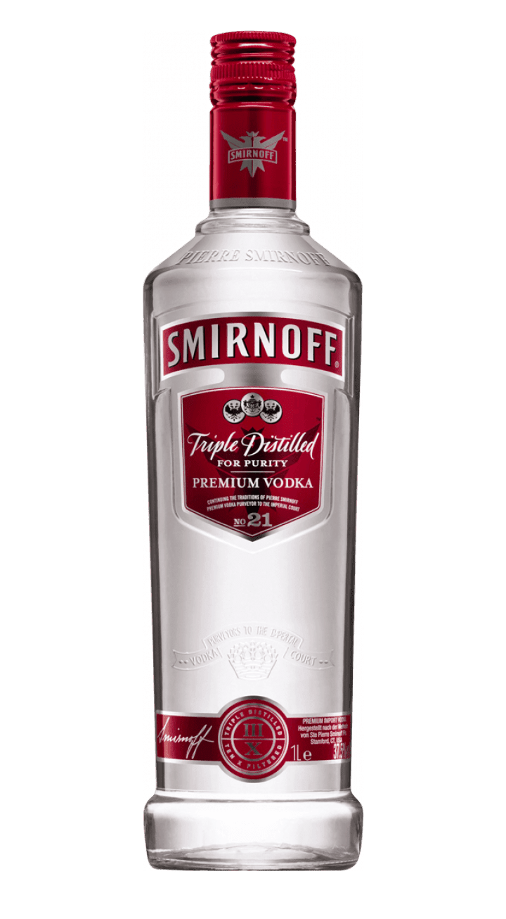 Drink bottle smirnoff vodka stic clipart image