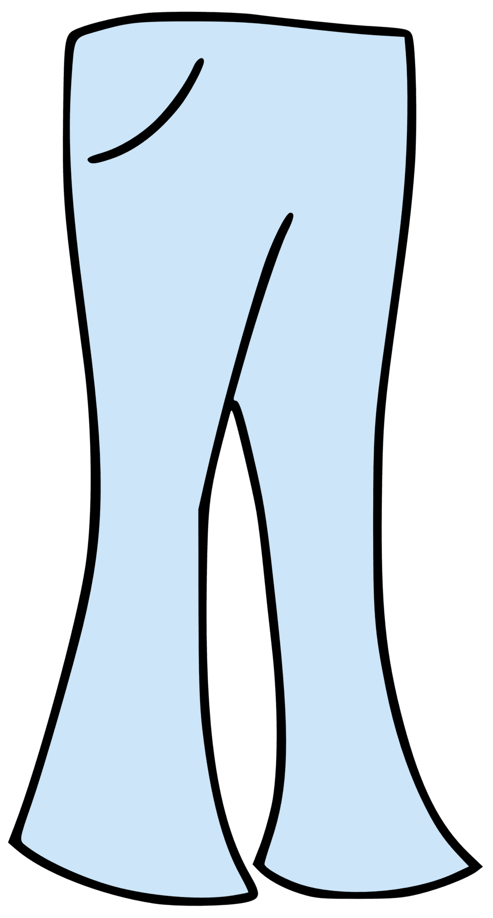 Pants clipart image bell bottoms id