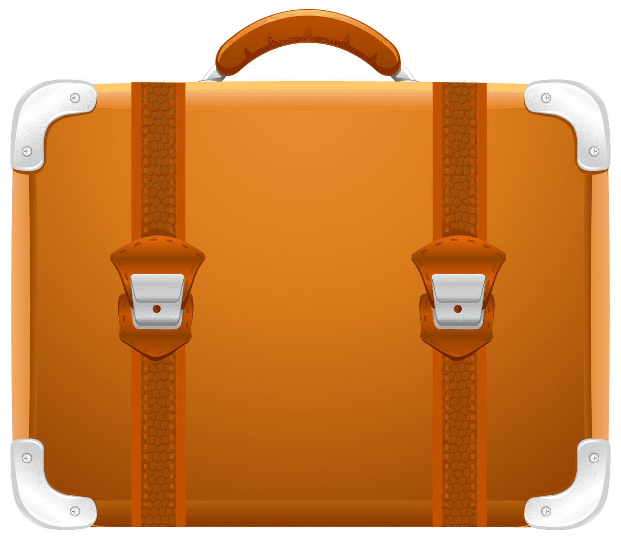 Suitcase brown clipart photo