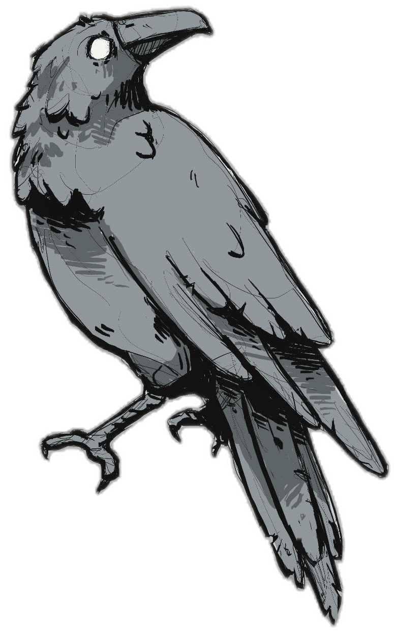 Crow clipart picture 2