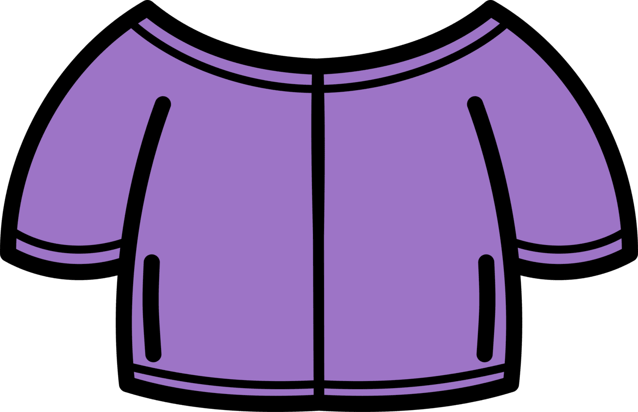 Shirt pin page clipart image