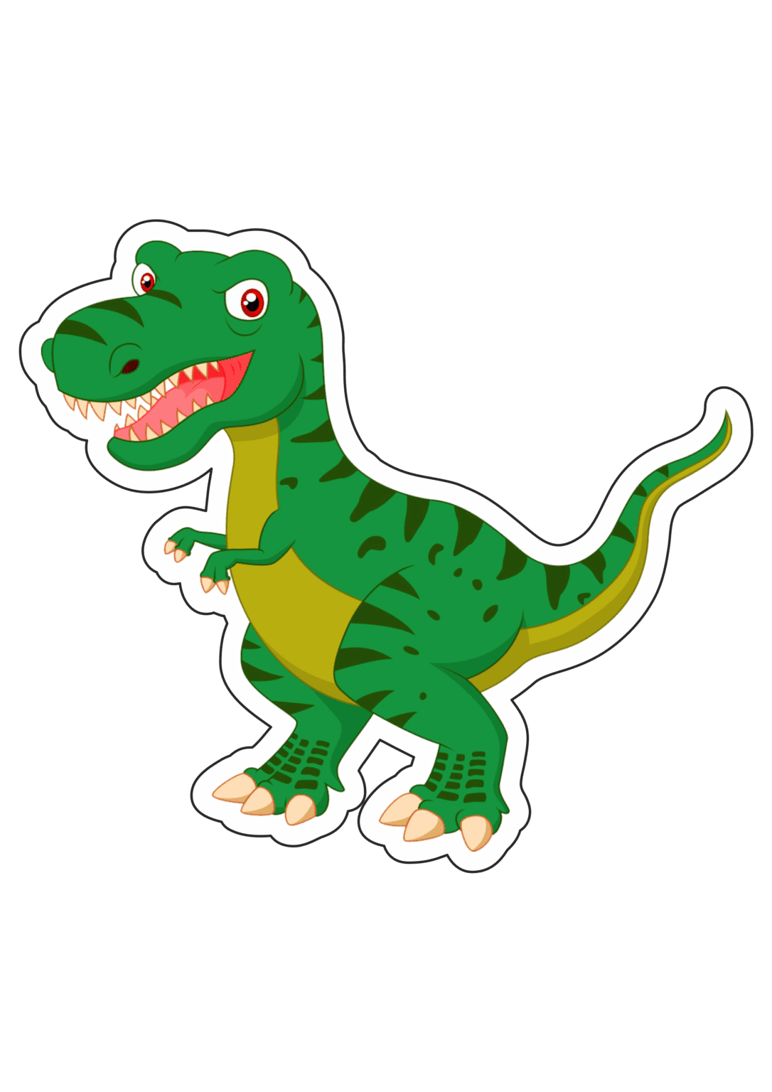 Rex dinossauro enho simpl tiranossauro fundo verde green art poin clipart vector