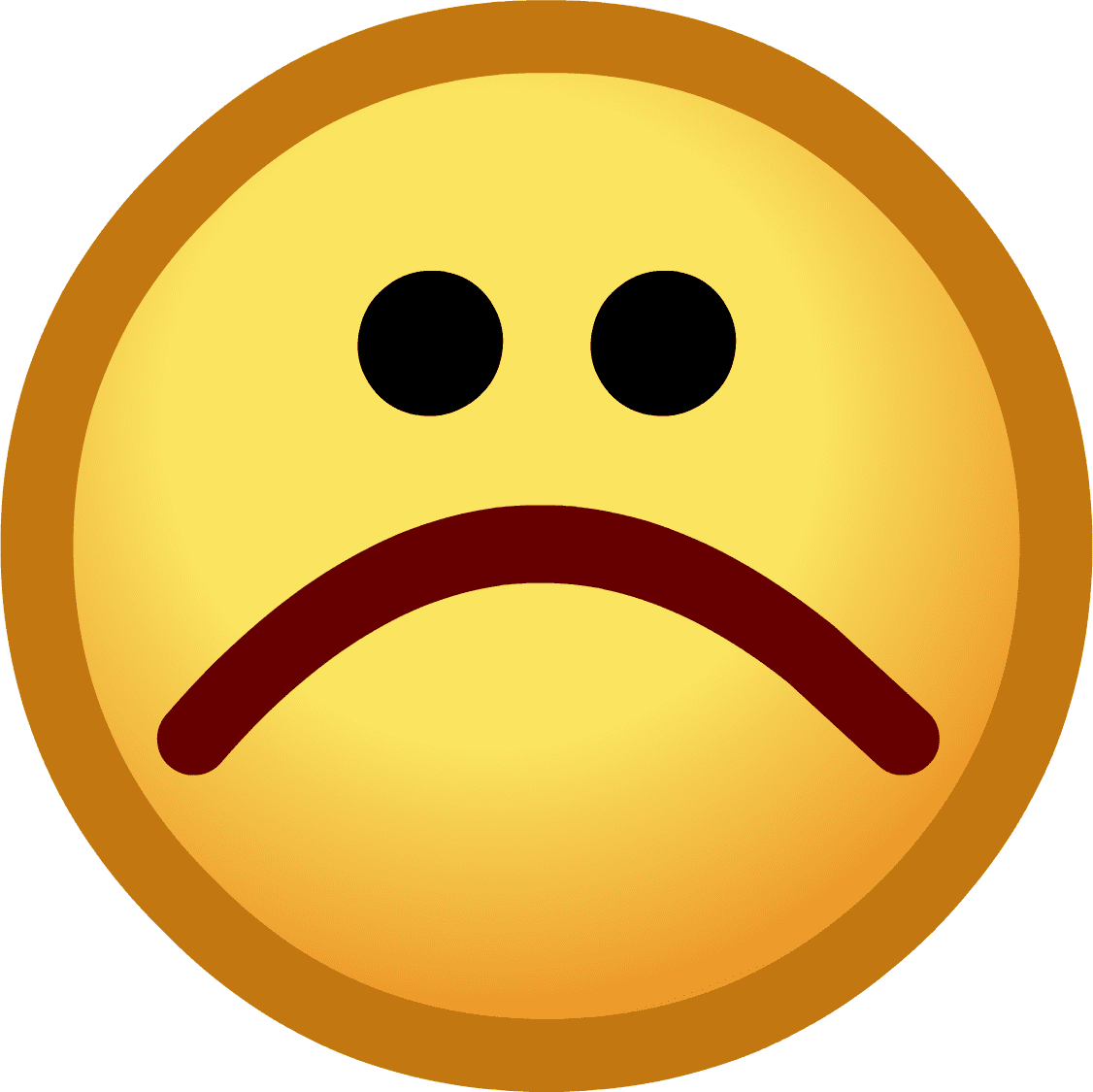 Emoji sad emot clipart photo