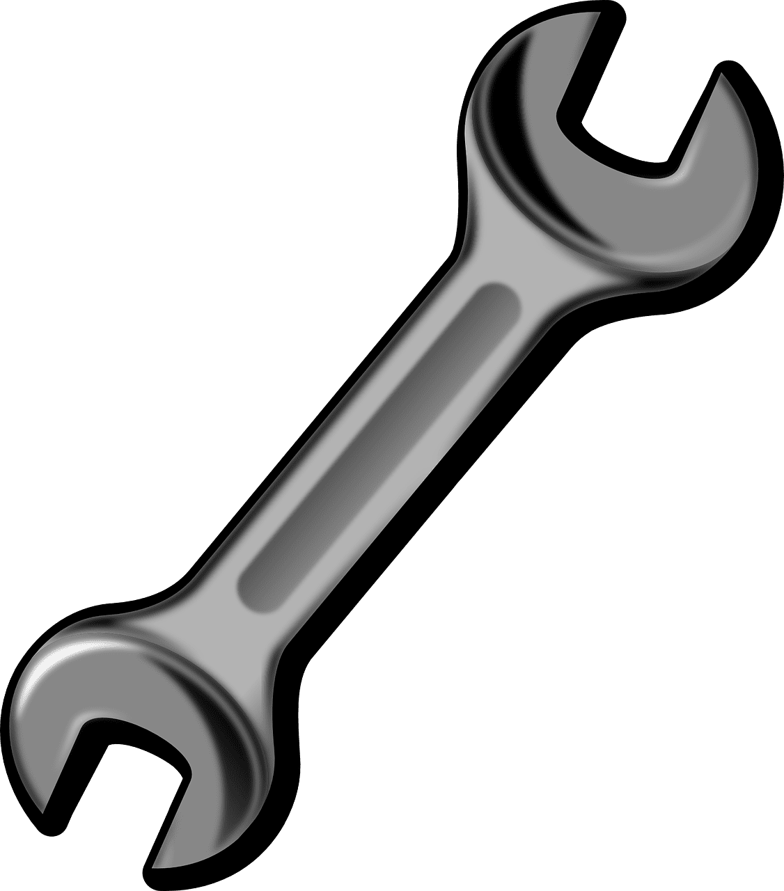 Wrench tools spanner mechanic vector graphic clipart