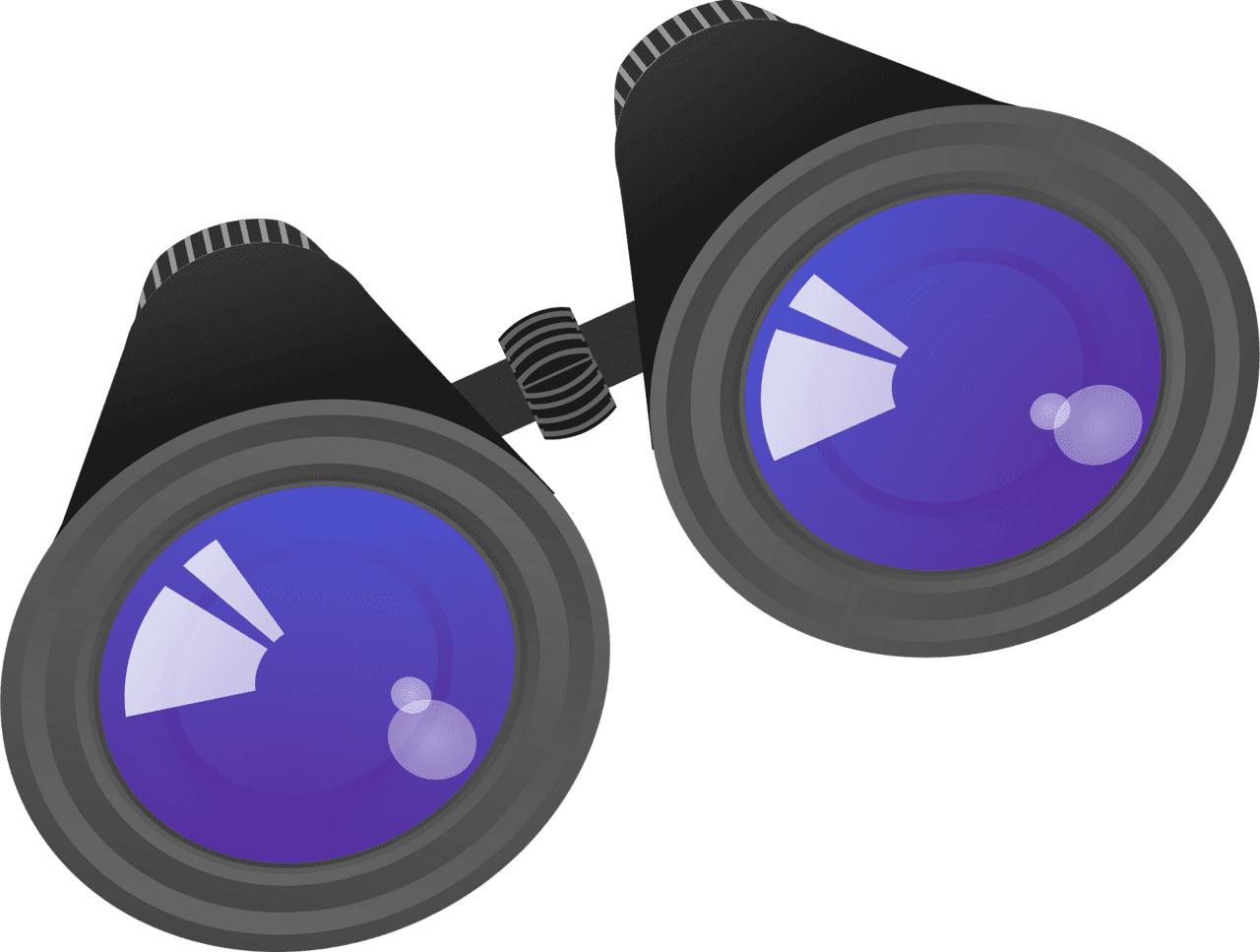 Binoculars vector clipart images 11