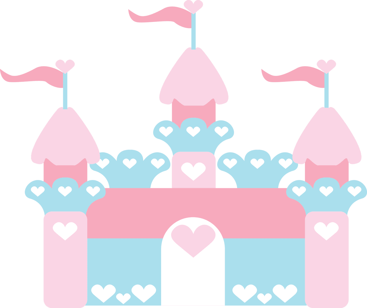 Disney castle pin page clipart logo 5