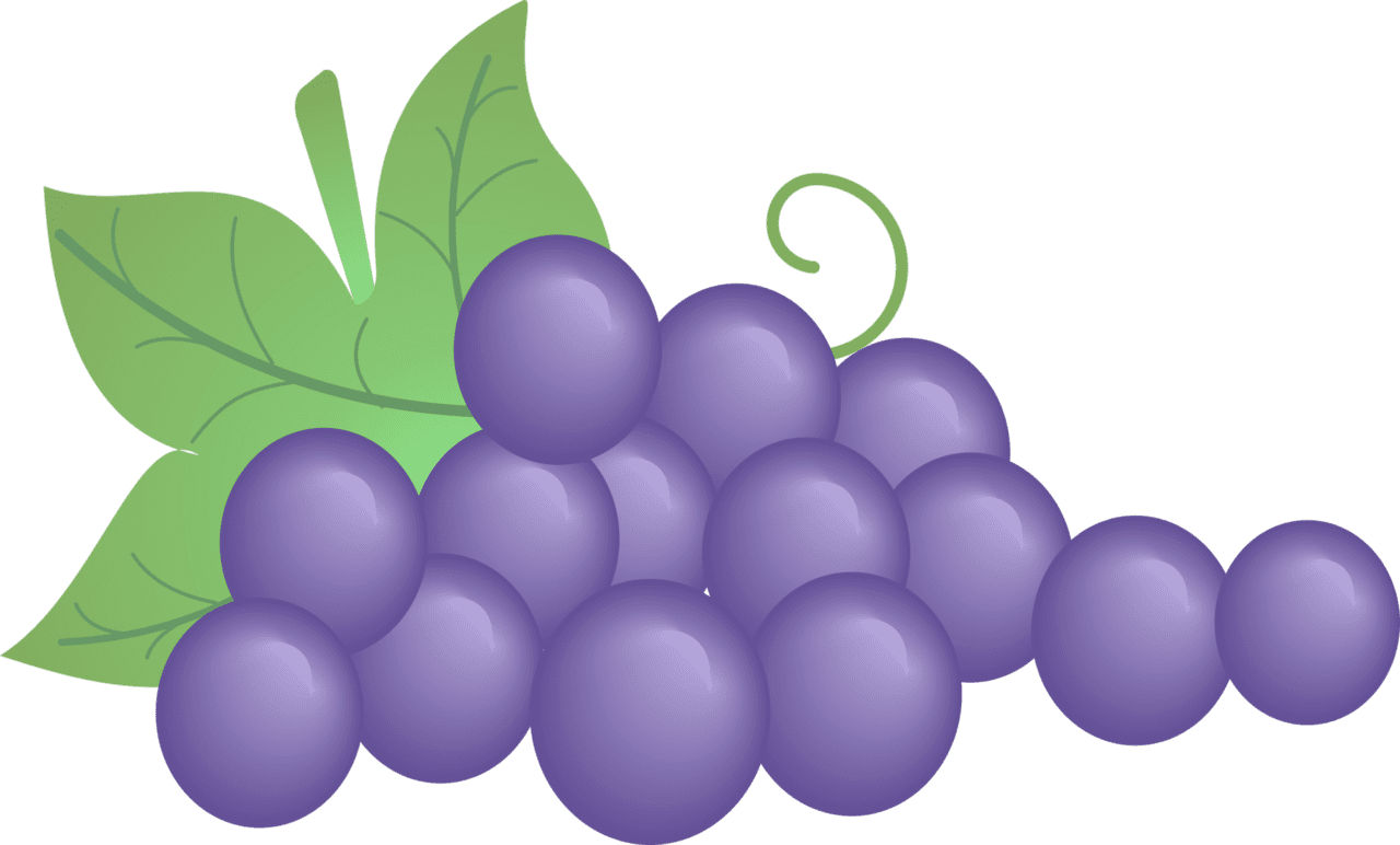 Grape pin page clipart image 2