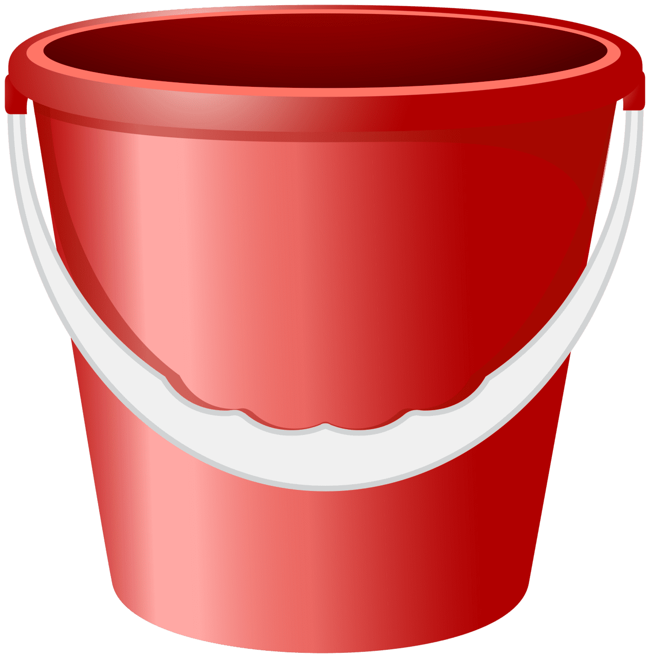 Red bucket clipart image best