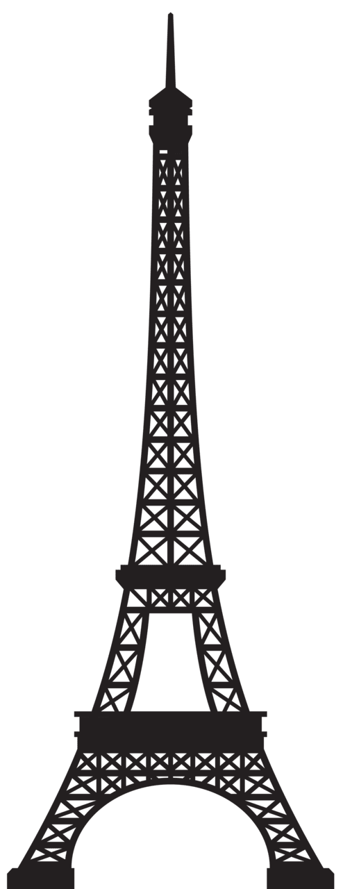 Eiffel tower pin page clipart picture