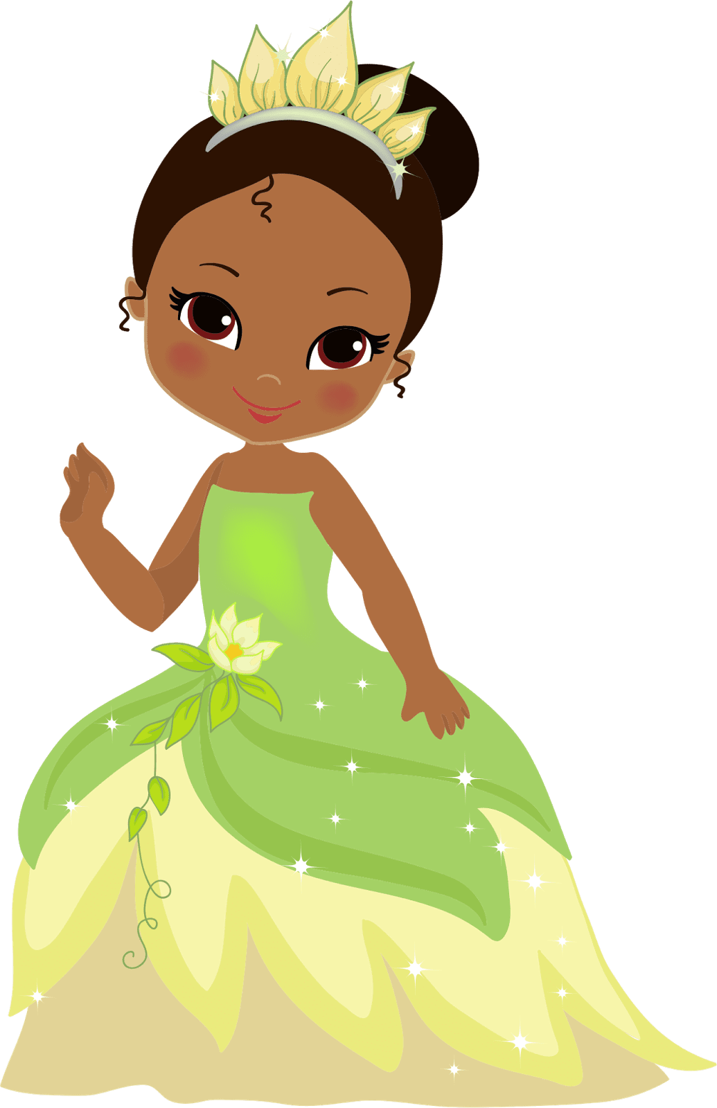 Get dressed princesinhas disney clipart vector