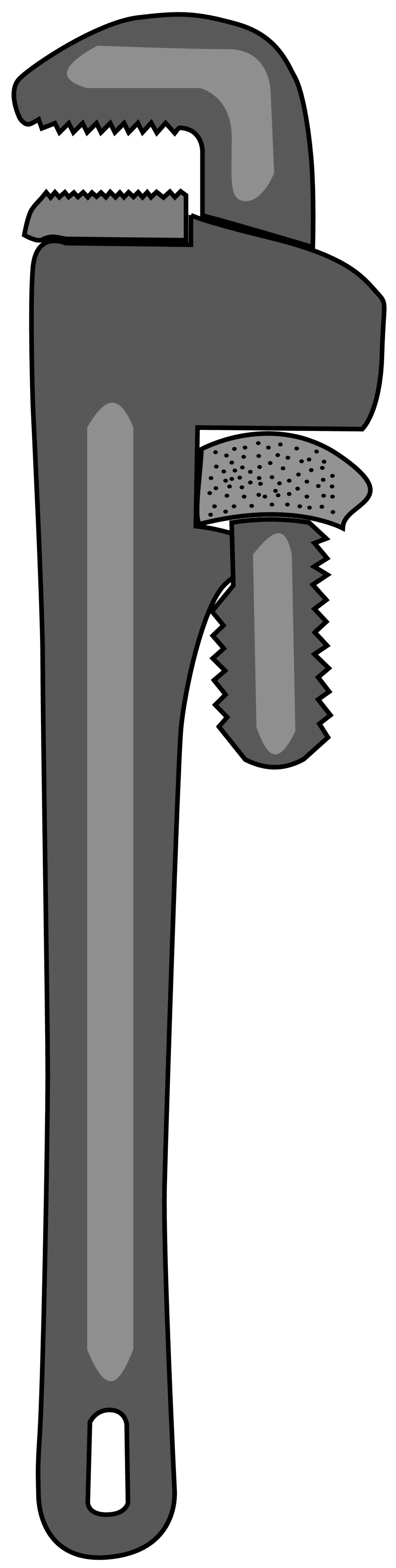 Clipart image pipe wrench id